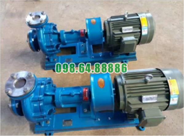 Bơm dầu công nghiệp chịu nhiệt RY50-32-160 cột áp 30 m, công suất 3 kW, tốc độ 2900 vòng/phút, lưu lượng 12.5 m3/h